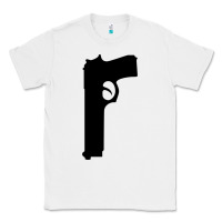 White THE SOPRANOS GUN Classic Tee - minhPixels