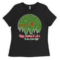 Black Merry Christmas To All To All A Good Night Ladies Tee - Bettercallsaul