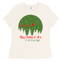 Bone Merry Christmas To All To All A Good Night Ladies Tee - Bettercallsaul