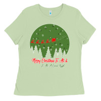 Matcha Merry Christmas To All To All A Good Night Ladies Tee - Bettercallsaul