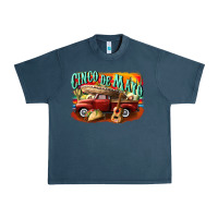 Midnight Navy cinco de mayo truck Urban Heavy Tee - CowGirlArtShop