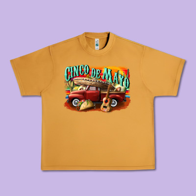 Cinco De Mayo Truck Urban Heavy Tee Designed By Cowgirlartshop