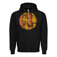 Black Fall Rounded Zipper Hoodie - LillyAllenDesigns