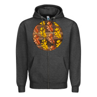 Charcoal Heather Fall Rounded Zipper Hoodie - LillyAllenDesigns