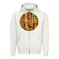 Oatmeal Heather Fall Rounded Zipper Hoodie - LillyAllenDesigns