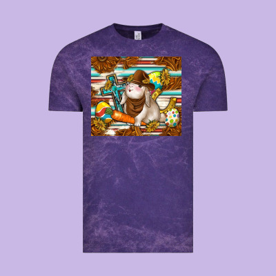 Western Bunny Vintage Tee Designed By Tumblerdesignbyshophia
