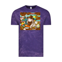 Cloud Purple western bunny Vintage Tee - TumblerDesignByShophia