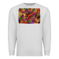 Mardi Gras Crawfısh Leopard Wood And Glitter Background Premium Sweatshirt | Teevron