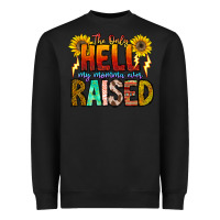 Black The Only Hell My Momma Ever Heavyweight Sweatshirt - CowhideDigitalArt
