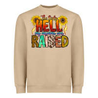 Mushroom The Only Hell My Momma Ever Heavyweight Sweatshirt - CowhideDigitalArt