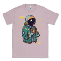 Lilac astronaut space travel retro aesthetic streetwear t shirt Classic Tee - minhPixels