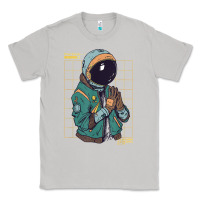 Moon Dust astronaut space travel retro aesthetic streetwear t shirt Classic Tee - minhPixels