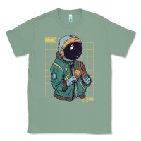 Sage astronaut space travel retro aesthetic streetwear t shirt Classic Tee - minhPixels