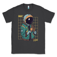 Smoke astronaut space travel retro aesthetic streetwear t shirt Classic Tee - minhPixels