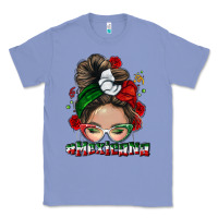 Colony Blue Mexicana messy bun Classic Tee - NancyCooperArtShop