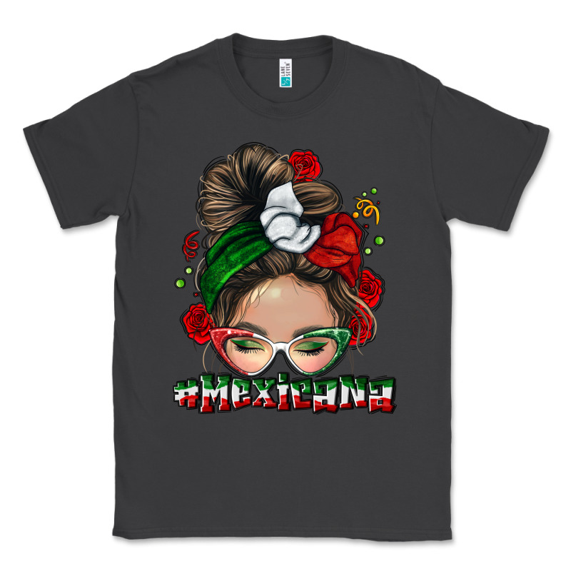 Mexicana Messy Bun Classic Tee by NancyCooperArtShop | Teevron