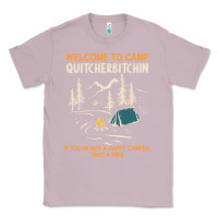 Lilac welcome to camp quitcherbitchin camping camp quitcherbitchin Classic Tee - minhPixels