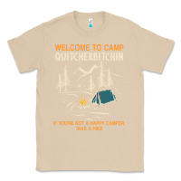 Mushroom welcome to camp quitcherbitchin camping camp quitcherbitchin Classic Tee - minhPixels