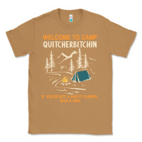 Toasted Coconut welcome to camp quitcherbitchin camping camp quitcherbitchin Classic Tee - minhPixels