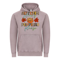 Vintage Zinc autumn leaves and pumpkins please Vintage Hoodie - CowGirlArtShop