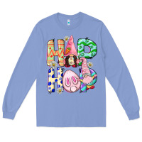 Colony Blue Hop hop Easter gnomies Easter Day Long Sleeve Tee - CowGirlArtShop