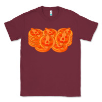 Burgundy halloween pumpkin cookies t shirt Classic Tee - minhPixels