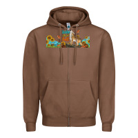 Chestnut Wild About Fall Coyote Zipper Hoodie - LillyAllenDesigns