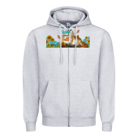 Heather Grey Wild About Fall Coyote Zipper Hoodie - LillyAllenDesigns