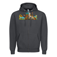 Smoke Wild About Fall Coyote Zipper Hoodie - LillyAllenDesigns