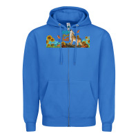 True Royal Wild About Fall Coyote Zipper Hoodie - LillyAllenDesigns