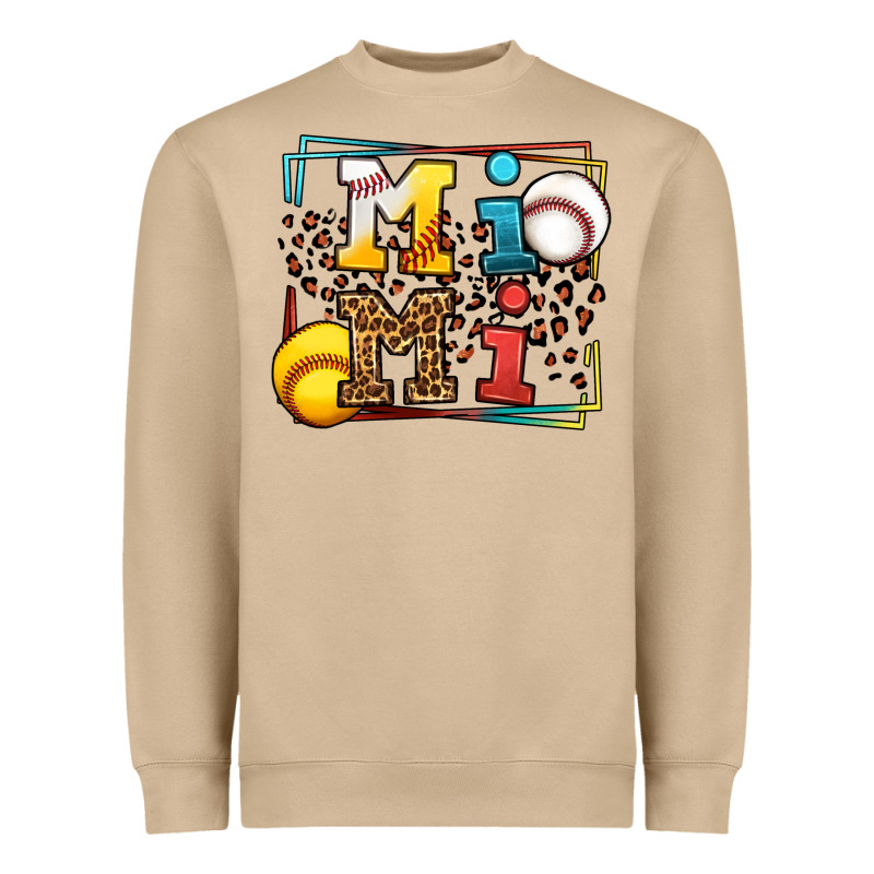 Baseball And Softball Mimi Heavyweight Sweatshirt by LillyAllenDesigns | Teevron