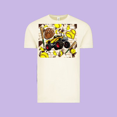 Softball Crusher Vintage Tee Designed By Tumblerdesignbyshophia