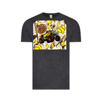 Vintage Black softball crusher Vintage Tee - TumblerDesignByShophia
