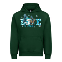 Forest Green love winter Urban Hoodie - AdoDesignShop