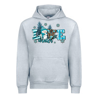 Heather Grey love winter Urban Hoodie - AdoDesignShop