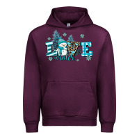 Mauve Wine love winter Urban Hoodie - AdoDesignShop