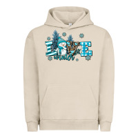 Pigment French Oak love winter Urban Hoodie - AdoDesignShop