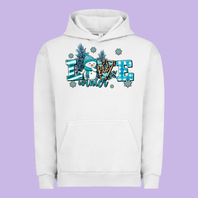 Love Winter Urban Hoodie Designed By Adodesignshop