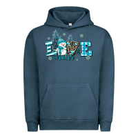 Pigment Midnight Navy love winter Urban Hoodie - AdoDesignShop