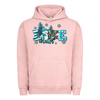 Pigment Salmon love winter Urban Hoodie - AdoDesignShop