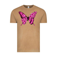 Vintage Camel floral pink butterfly Vintage Tee - Jasminsmagicworld