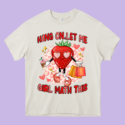 Hang On,let Me Girl Math This Heavy Core Tee Designed By Artiststas