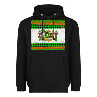 Black st patricks one lucky heifer Heavyweight Hoodie - Artiststas