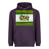 Plum st patricks one lucky heifer Heavyweight Hoodie - Artiststas