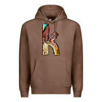 Chestnut farm life alphabet lowercase letters k Premium Hoodie - BundleAndBundleShop