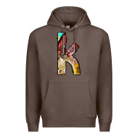 Coffee farm life alphabet lowercase letters k Premium Hoodie - BundleAndBundleShop