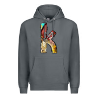 Rock farm life alphabet lowercase letters k Premium Hoodie - BundleAndBundleShop