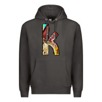 Smoke farm life alphabet lowercase letters k Premium Hoodie - BundleAndBundleShop