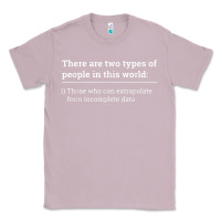 Lilac Two Types of People Can Extrapolate Incomplete Data Gift Classic Tee - minhPixels