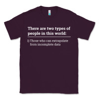 Plum Two Types of People Can Extrapolate Incomplete Data Gift Classic Tee - minhPixels